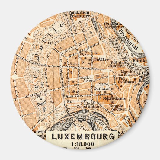 Luxemburg Magneet (Voorkant)