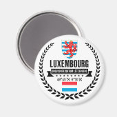 Luxemburg Magneet (Voorkant / Achterkant)