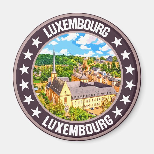 Luxemburg Magneet (Voorkant)