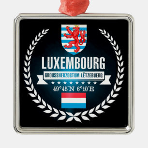Luxemburg Metalen Ornament