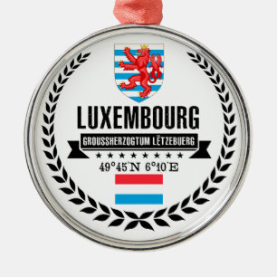 Luxemburg Metalen Ornament