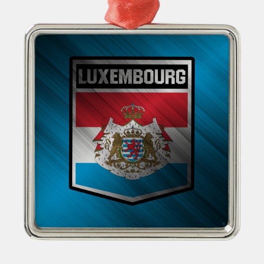 Luxemburg Metalen Ornament (Voorkant)