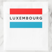 luxemburg : naam van het symbool rechthoekige sticker (Tas)