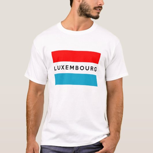 luxemburg : naam van het symbool t-shirt (Voorkant)
