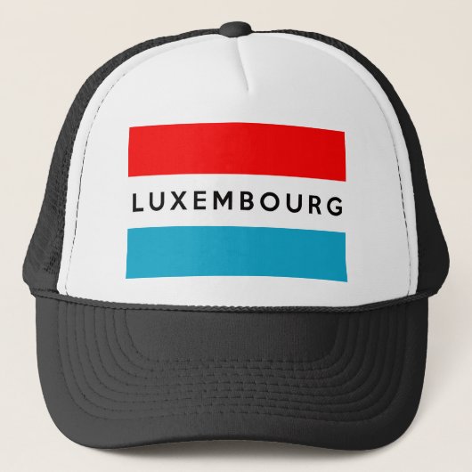 luxemburg : naam van het symbool trucker pet (Voorkant)