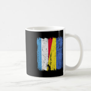 Luxemburg Oekraine Half Vlag Luxemburgs Oekraïens Koffiemok
