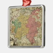 Luxemburg - Panoramische KaartLuxemburg Metalen Ornament (Links)