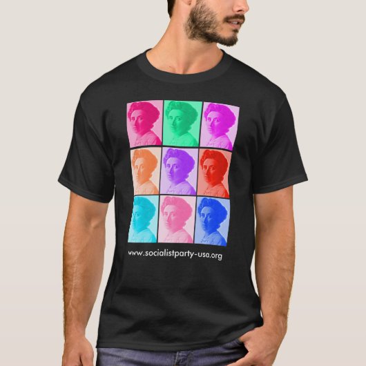 Luxemburg Pop Art T-shirt (Voorkant)