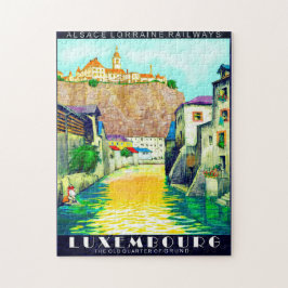 - Luxemburg - reisposter Puzzle Legpuzzel