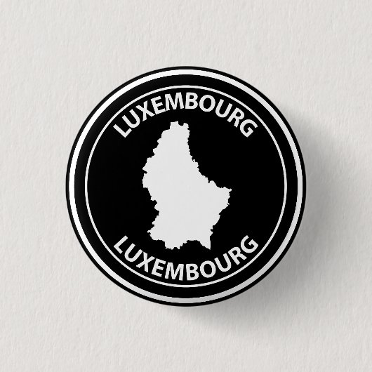 Luxemburg Ronde Button 3,2 Cm (Voorkant)