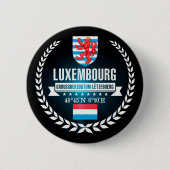 Luxemburg Ronde Button 5,7 Cm (Voorkant)