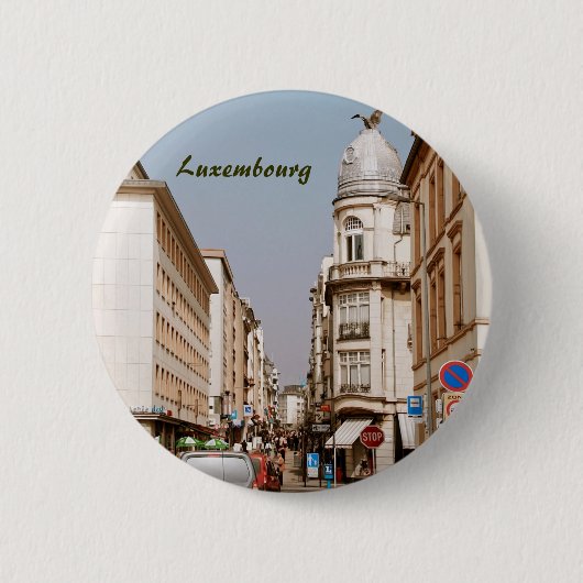 Luxemburg Ronde Button 5,7 Cm (Voorkant)