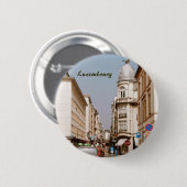 Luxemburg Ronde Button 5,7 Cm (Voorkant /achterkant)