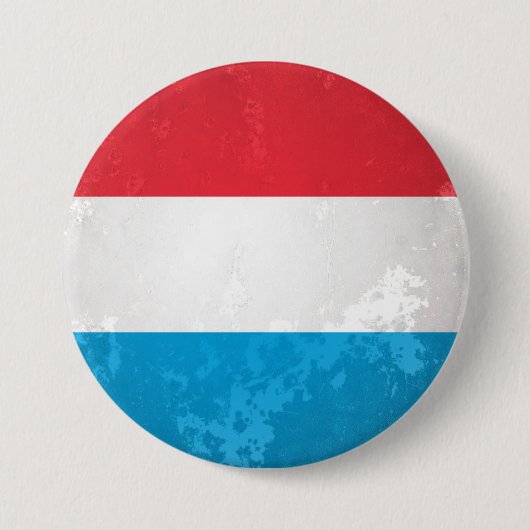 Luxemburg Ronde Button 7,6 Cm (Voorkant)