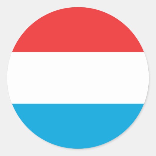 luxemburg ronde sticker (Voorkant)