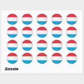 Luxemburg Ronde Sticker (Vel)
