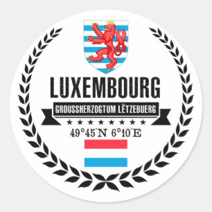 Luxemburg Ronde Sticker