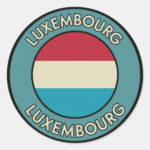 Luxemburg Ronde Sticker