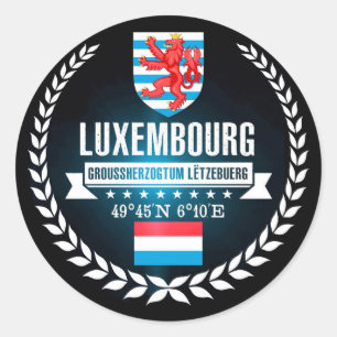 Luxemburg Ronde Sticker