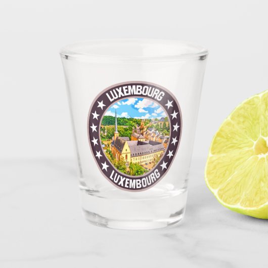 Luxemburg Shot Glas (Voorkant)