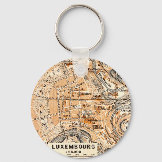 Luxemburg Sleutelhanger (Voorkant)