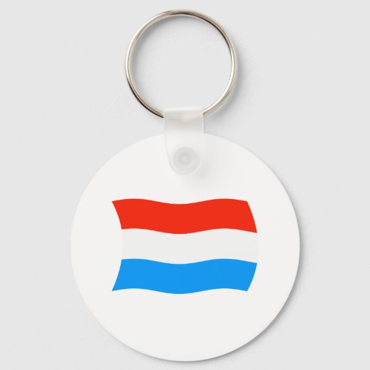 Luxemburg Sleutelhanger Vlag (Voorkant)