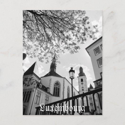 Luxemburg stad briefkaart (Voorkant)