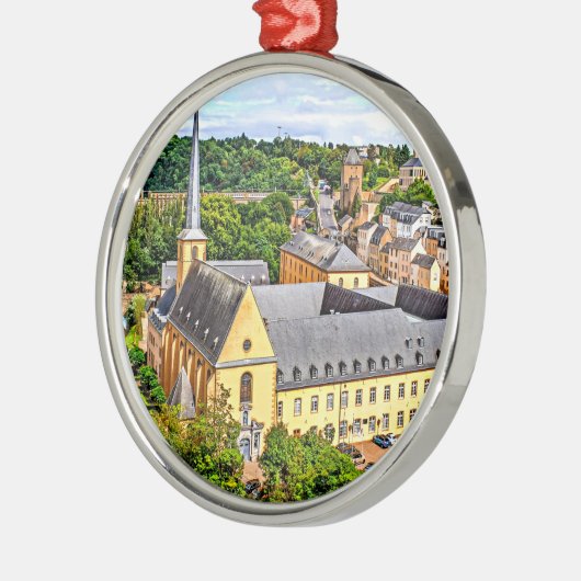 Luxemburg stad metalen ornament (Links)