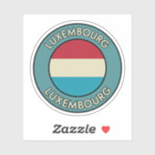 Luxemburg Sticker (Vel)