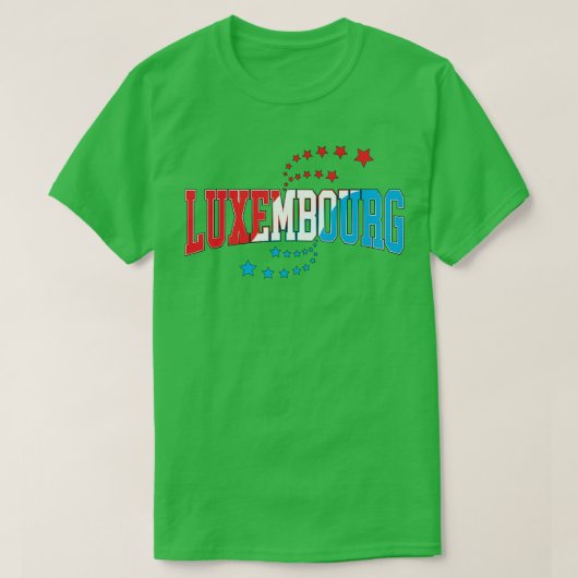 Luxemburg T-shirt (Design voorkant)