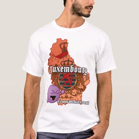 Luxemburg T-Shirt (Licht) (Voorkant)