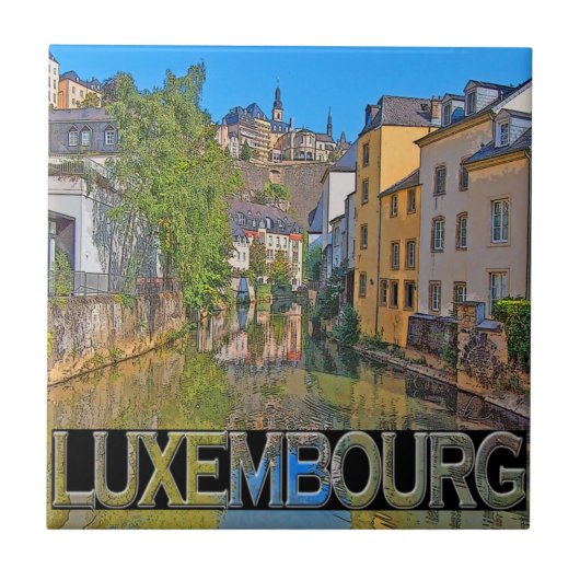 Luxemburg Tegeltje (Voorkant)