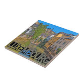 Luxemburg Tegeltje (Zijkant)