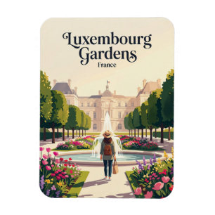 Luxemburg Tuinen Frankrijk Magneet