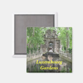 Luxemburg Tuinen magneet (Voorkant / Achterkant)
