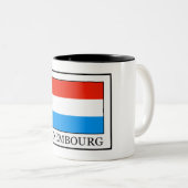 Luxemburg Tweekleurige Koffiemok (Voorkant rechts)
