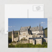 Luxemburg, Vianden. Vianden Chateau (b. 15th Briefkaart (Voorkant / Achterkant)