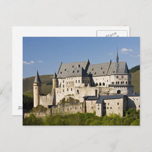 Luxemburg, Vianden. Vianden Chateau (b. 15th Briefkaart (Voorkant / Achterkant)