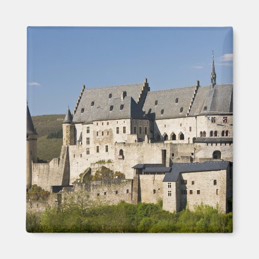 Luxemburg, Vianden. Vianden Chateau (b. 15th Magneet (Voorkant)