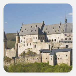 Luxemburg, Vianden. Vianden Kasteel (b. 15e Vierkante Sticker