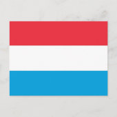 Luxemburg - vlag - briefkaart (Voorkant)