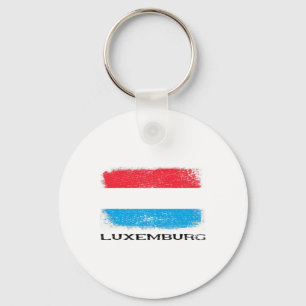 Luxemburg Vlag Europa Reizen Vakantie Europa Luxe Sleutelhanger