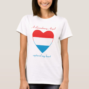Luxemburg Vlag Hartendief T-Shirt