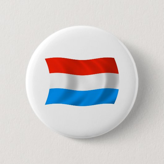 Luxemburg Vlag Knop Ronde Button 5,7 Cm (Voorkant)