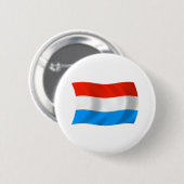 Luxemburg Vlag Knop Ronde Button 5,7 Cm (Voorkant /achterkant)