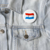 Luxemburg Vlag Knop Ronde Button 5,7 Cm (In situ)