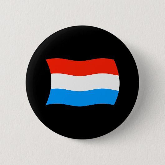 Luxemburg Vlag Knop Ronde Button 5,7 Cm (Voorkant)