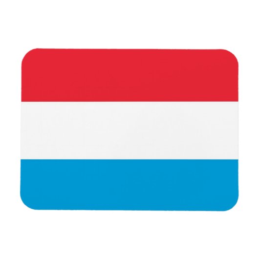Luxemburg - vlag - magneet (Horizontaal)