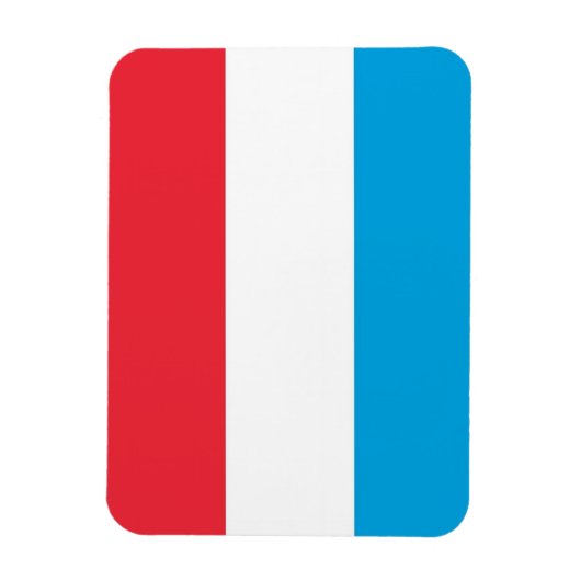 Luxemburg - vlag - magneet (Verticaal)