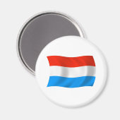 Luxemburg Vlag Magneet (Voorkant / Achterkant)